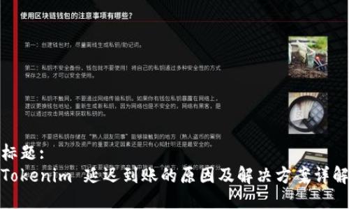 标题:
Tokenim 延迟到账的原因及解决方案详解