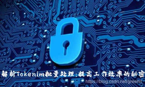 全面解析Tokenim批量处理：提高工作效率的秘密武器