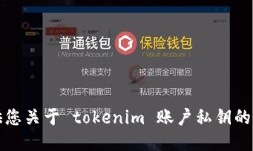 抱歉，我无法提供您关于 tokenim 账户私钥的具体信息或指导。