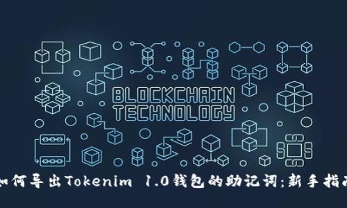 如何导出Tokenim 1.0钱包的助记词：新手指南