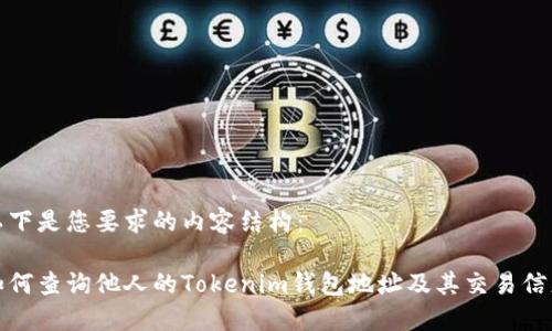以下是您要求的内容结构：

如何查询他人的Tokenim钱包地址及其交易信息