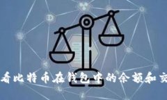 如何查看比特币在钱包中