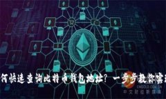 如何快速查询比特币钱包